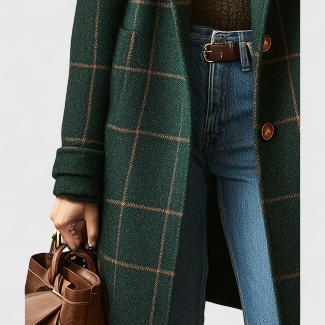 Marian I Timeless Checked Winter Coat