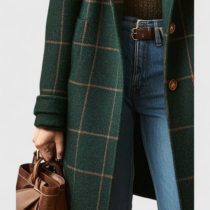 Marian I Timeless Checked Winter Coat