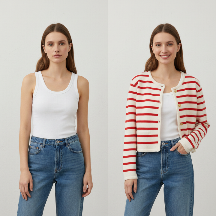 Sienna | Stripe Cardigan