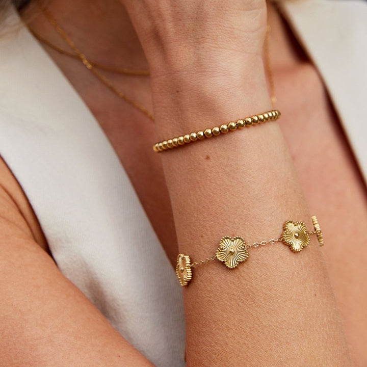 AURO | Gold Pearl Bracele