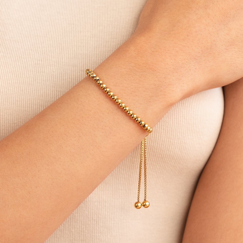 AURO | Gold Pearl Bracele
